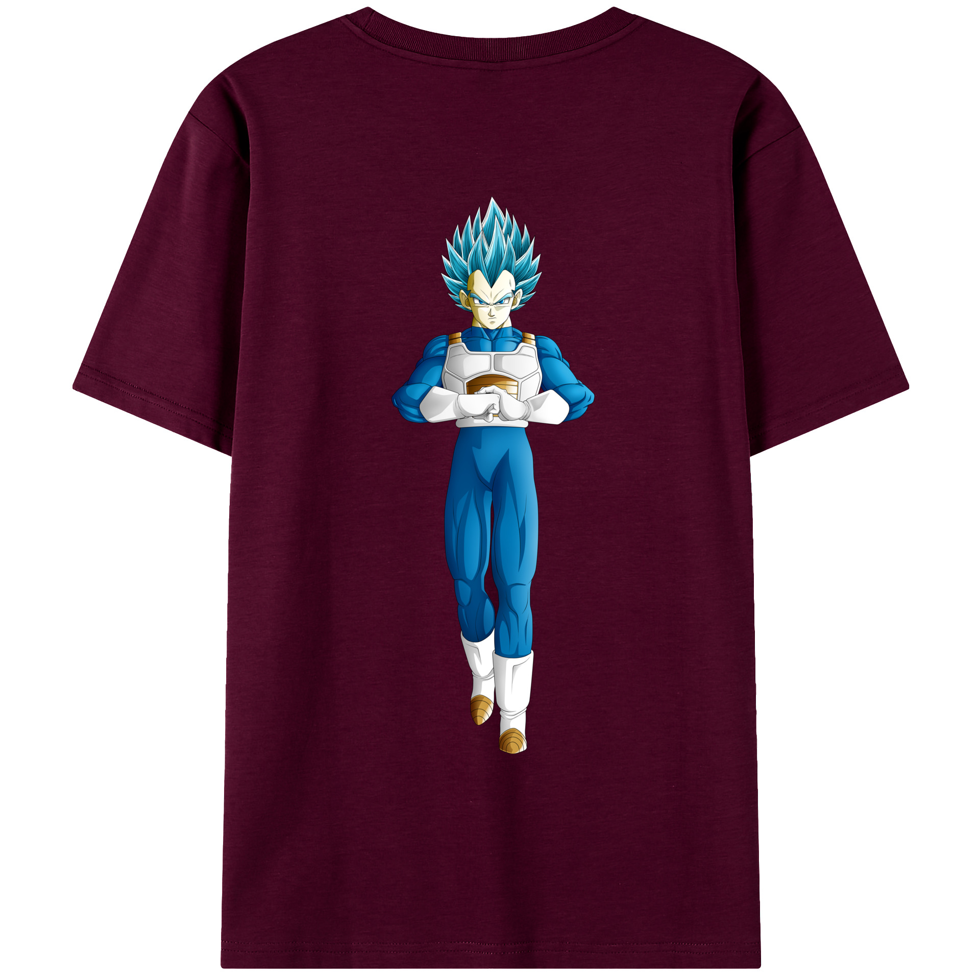 （画像用） ドラゴンボール ベジータ四世（Bejīta Yonsei）DRAGON BALL Vegeta IV レディース半袖Tシャツ(バックプリント)